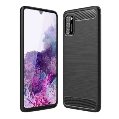 Afbeelding van Just in Case Rugged TPU Back Cover Zwart Samsung Galaxy A02s