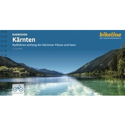 Afbeelding van Radregion Kärnten: Radfahren entlang der Kärntner Flüsse und Seen, 1:75.000, 1.000 km, GPS Tracks Download, LiveUpdate