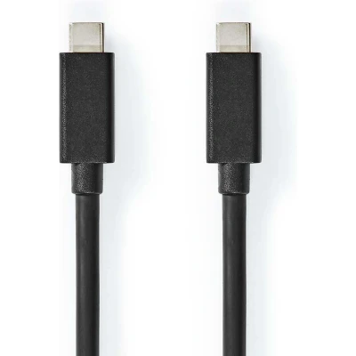 Afbeelding van USB C naar kabel 2 meter 3.2 (100% koper, Power Delivery, 100 W, Zwart)