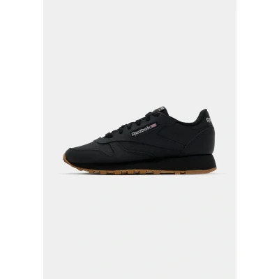Afbeelding van Reebok Classic Leather Unisex Sneakers laag, Maat: 34, Core black/pure grey 5 Leer en textiel