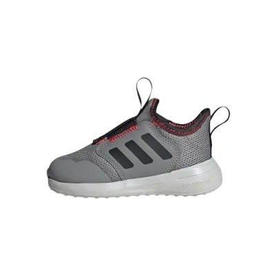 Afbeelding van adidas Uniseks Baby TENSAUR COMFORT SHOES INFANTS, grey three/core black/pure ruby, 20 EU