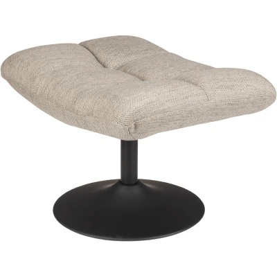 Afbeelding van Dutchbone Hocker Bar Lichtgrijs Stof