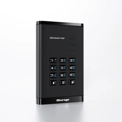 Afbeelding van iStorage diskAshur PRO3 SSD externe Solid State Drive 1TB USB 256 bit Zwart
