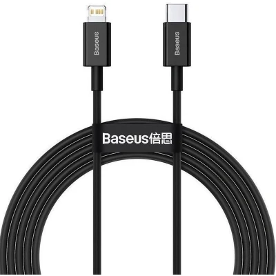Afbeelding van Baseus PD 20W USB C to Lightning Superior Cable (Black) 200cm