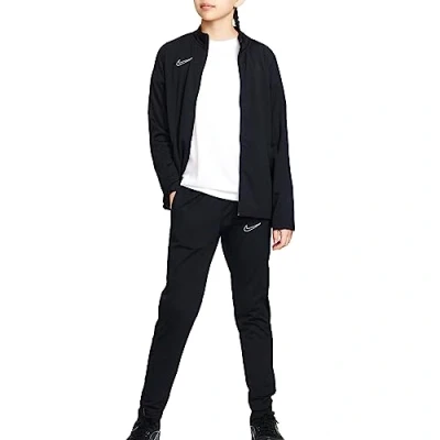 Afbeelding van Nike Performance Academy 23 Track SUIT Branded Unisex SET Trainingspak voor kinderen, Maat: 158 170, Black/white