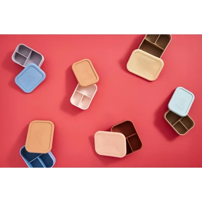 Afbeelding van OYOY Yummy Brooddoos/Lunch box met indeling S Rose/Fudge