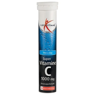 Afbeelding van 2+2 gratis: 6x Lucovitaal Vitamine C 1000mg 20 bruistabletten