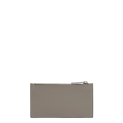 Afbeelding van LIEBESKIND BERLIN Leren Kaarthouder Soft Nappa Lou Cardholder Neutral Gray Taupe