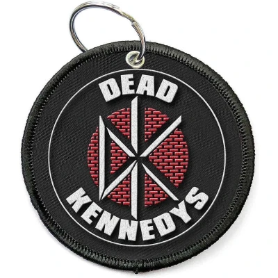 Afbeelding van Dead Kennedys Circle Logo Sleutelhanger Zwart