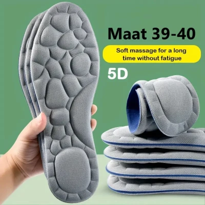 Afbeelding van 5D Nano Inlegzolen I Foam Zolen Voor Pijnonderdrukking Inlegzooltjes Sport Zweetabsorberend Schoen Zooltjes Maat 39 40