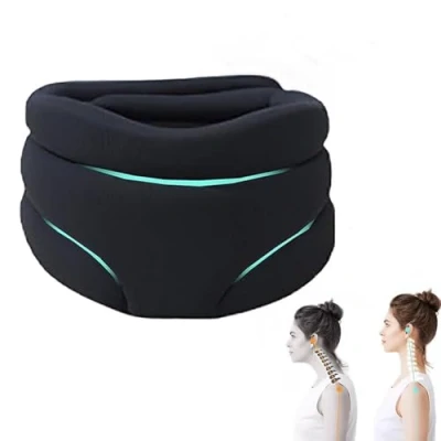 Afbeelding van Cervicorrect Neck Brace, Soft Brace Cervical Collar for Snoring, Sleeping Foam, Wraps Keep Vertebrae Stable and Aligned