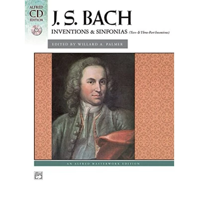 Afbeelding van Bach Inventions &amp; Sinfonias (2 3 Part Inventions): Book CD: Klavier/Piano (incl. CD)