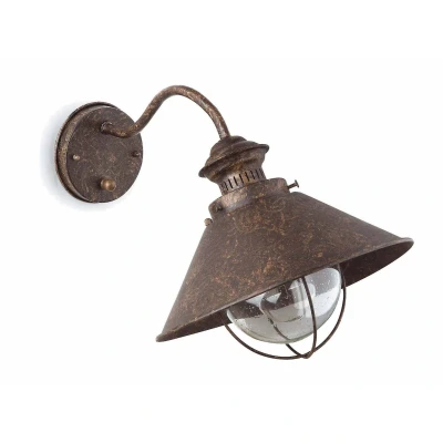 Afbeelding van FARO BARCELONA Rustieke outdoor wandlamp Nautica