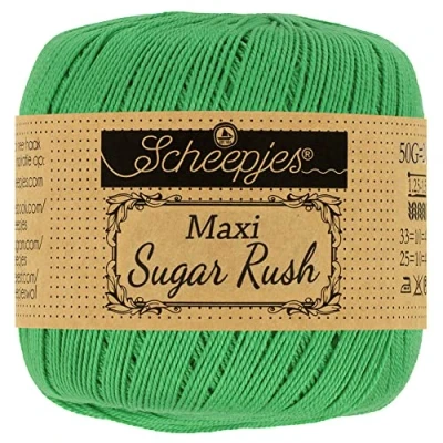 Afbeelding van Scheepjes Maxi Sugar Rush 389 Apple Green Garen 10x50g