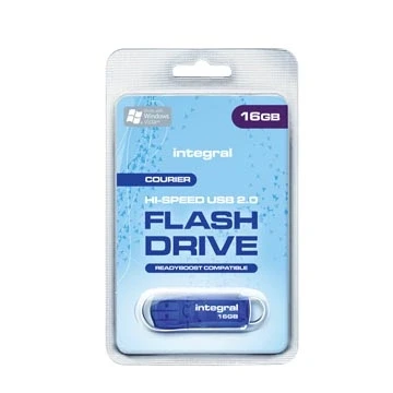 Afbeelding van Integral Courier Usb 2.0 Stick, 16 Gb stick