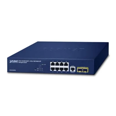Afbeelding van PLANET GS 4210 8T2S Netwerk Switch Managed