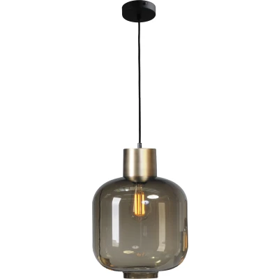Afbeelding van Masterlight Lett Hanglamp Zwart / Goud 2160 85 05GL 28