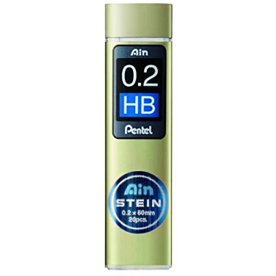 Afbeelding van Pentel C272W HB AIN STEIN, fijne vulling voor vulpotlood, 20 vullingen