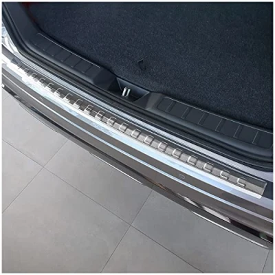 Afbeelding van tuning art BL1023 Achterbumperprotector met afschuining voor Mitsubishi Eclipse Cross FL, Kleur:Zilver
