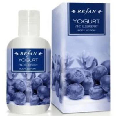 Afbeelding van Refan natuurlijke Yoghurt en Vlierbessen body lotion anti oxidant hersteld de huid 200ml