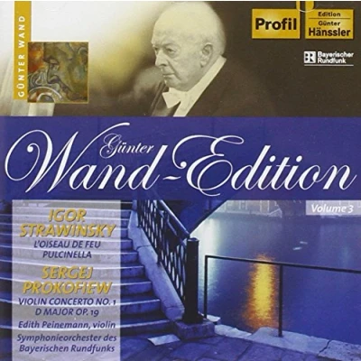 Afbeelding van Symphonieorchester Des Bayerischen Rundfunks, Günter Wand Stravinsky: L&#039;Oiseau De Feu/Prokofiev: Violin Concerto No.1 (CD)