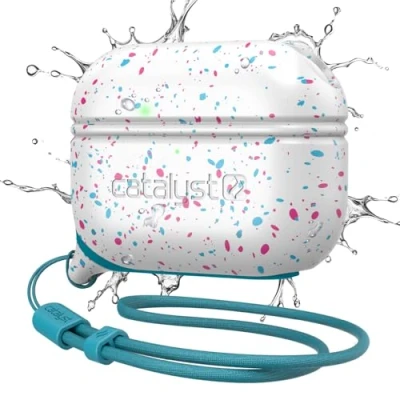 Afbeelding van Catalyst Waterproof &amp; Drop Proof Case AirPods Pro (1st 2nd Generation) Funfetti CATAPLAPDPRO2FUN
