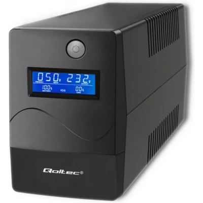 Afbeelding van Qoltec ononderbroken stroomvoorziening Monoliet 450 VA 240W LCD scherm USB RJ45.