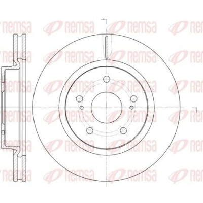 Afbeelding van REMSA Remschijf SUZUKI: Grand Vitara 2 SUV Vooras 294,5, 294mm 25mm 5 Geventileerd 61212.10 BDM744720,DCA6121210,5521165J00,5521165J01,5521165J02