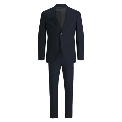 Afbeelding van Jack &amp; Jones Jprfranco SUIT PLUS SIZE Kostuum, Heren, Maat: 62, Dark navy
