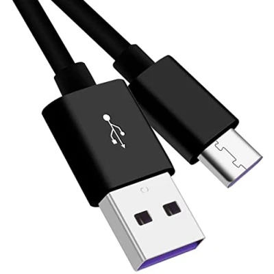 Afbeelding van PremiumCord Snellaadkabel USB C 2m, supersnel opladen 5A, type stekker naar A stekker, 2.0, snellader en datakabel geschikt voor apparaten, zwart, 2m