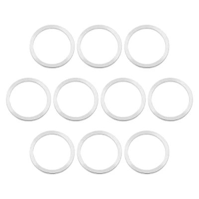 Afbeelding van Be In Your Mind 10 STKS Fiets Kettingblad Bout Spacers Washer Aluminium Dubbele Ring naar Enkele Pakking voor Headset 1mm Dikte 10mm Binnendiameter