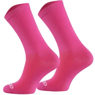 Afbeelding van Todo fietssokken voor dames en heren. Ademende racefietssokken. heren, met motief ook hardloopsokken., fuchsia, 39 42 EU