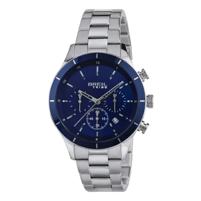 Afbeelding van Breil Chronograaf acciaioblu, Heren, Maat: One Size, Acciaio blu