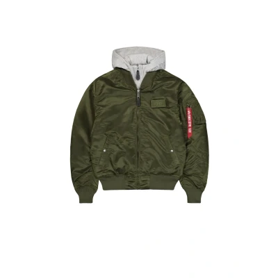 Afbeelding van Alpha Industries Bomberjacks, Heren, Maat: XS, Dark green
