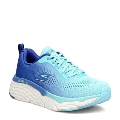 Afbeelding van Skechers Dames Max Cushioning Elite Sneaker, Blauw Lichtblauw, 41 EU