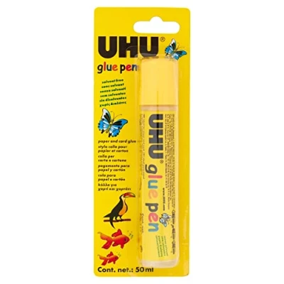 Afbeelding van UHU 3 1605 PEN, vloeibare transparante lijm, 50ml Blister, 1