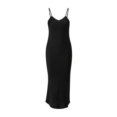 Afbeelding van QS Fliessendes MIT SPAGHETTITRÄGERN Jurk, Dames, Maat: 38, Schwarz