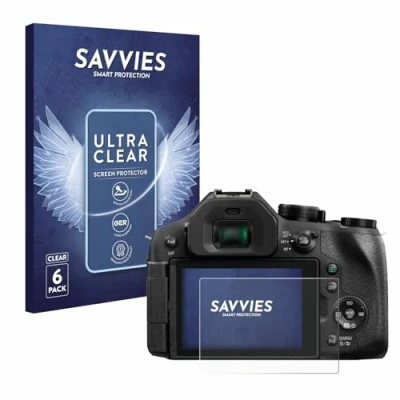 Afbeelding van Savvies (6 Stuks) Schermbeschermer voor Panasonic Lumix DMC FZ300 Screen Protector Ultra Transparant