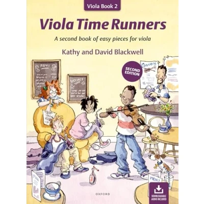 Afbeelding van Kathy &amp; david blackwell : viola time runners (second edition) recueil + enregistrements en ligne: A second book of easy pieces for