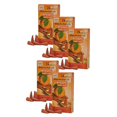 Afbeelding van Knox Wierookkaarsen 24 stuks (5 x gebakken appels).