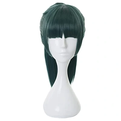 Afbeelding van HIROAKIYA Maki Zenin Wig, Cosplay Wig Clip Ponytail with Cap