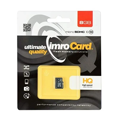 Afbeelding van Imro Micro SD Kaart 8 GB Geheugenkaart Class 10 UHS