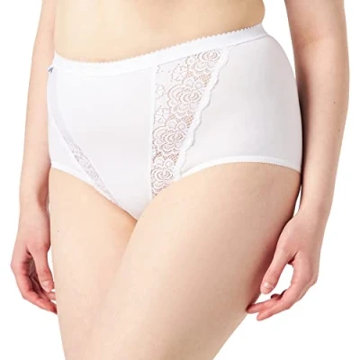 Afbeelding van sloggi Chique Maxi Slip voor dames, wit, 42