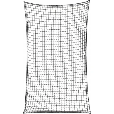 Afbeelding van vidaXL Aanhangwagennet elastisch touw 5x3 m polypropeen zwart