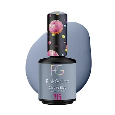 Afbeelding van Pink Gellac 215 Cloudy Blue gel nagellak 15 ml