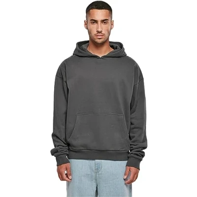 Afbeelding van Ultra Heavy &#039;Cotton Box&#039; Hoodie met capuchon Dark Grey 4XL