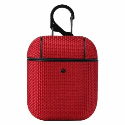 Afbeelding van AirPods 1/2 hoesje Hardcase Business series Rood Optimale bescherming voor jouw