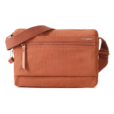 Afbeelding van Hedgren Inner City Eye M Schoudertas RFID 29 cm Dames corduroy redwood burl