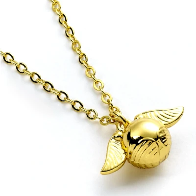 Afbeelding van The Carat Shop Harry Potter Golden Snitch Goudkleurige Ketting