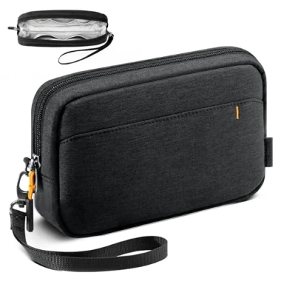 Afbeelding van Inateck Kabeltas, elektronica organizer, spatwaterdichte reis accessoiretas, multifunctionele compatibel met muis, kabels, USB stick, zwart
